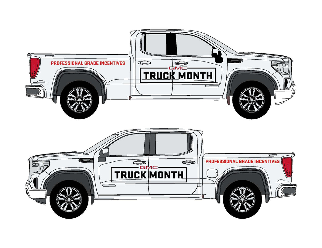 GMC TRUCK MONTH | VEHICLE-SIDE GRAPHICS