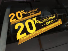 Load image into Gallery viewer, CHEV BLACK FRIDAY - WINDSHIELD STICKER