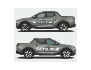 HYUNDAI 2022 SANTA CRUZ LAUNCH - Vehicle Side Graphics