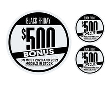 Load image into Gallery viewer, BLACK FRIDAY $500 WINDSHIELD STICKER
