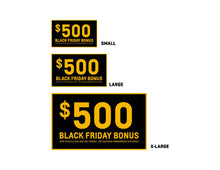 Load image into Gallery viewer, CHEVROLET BLACK FRIDAY $500 WINDSHIELD STICKER