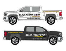 Load image into Gallery viewer, BLACK FRIDAY - PICKUP GRAPHICS (CHEVROLET NOVEMBER 2017)