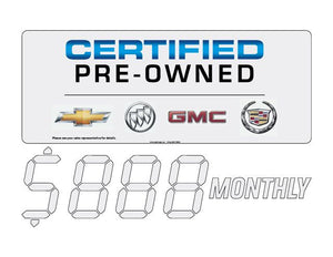 LCD PRICE SYSTEM - GM Canada Certified Pre-Owned