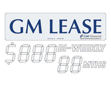 Load image into Gallery viewer, GM LEASE or GM FINANCIAL OFFER - WINDSHIELD STICKER