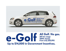 Load image into Gallery viewer, e-Golf LAUNCH SIDE GRAPHICS #1