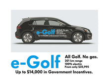 Load image into Gallery viewer, e-Golf LAUNCH SIDE GRAPHICS #1